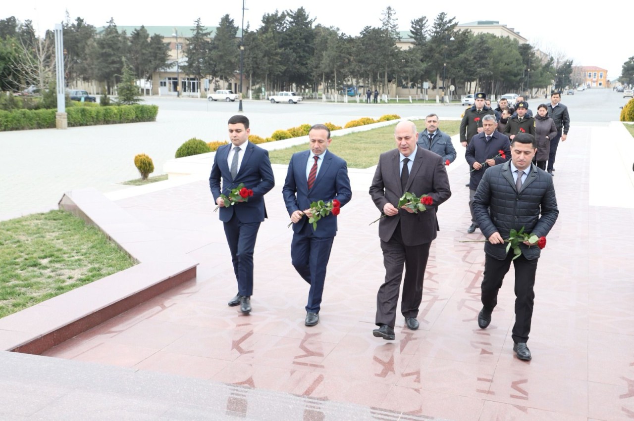 Neftçalada Dövlət Xidmətinin işçilərinin peşə bayramı qeyd olunub - FOTOLAR